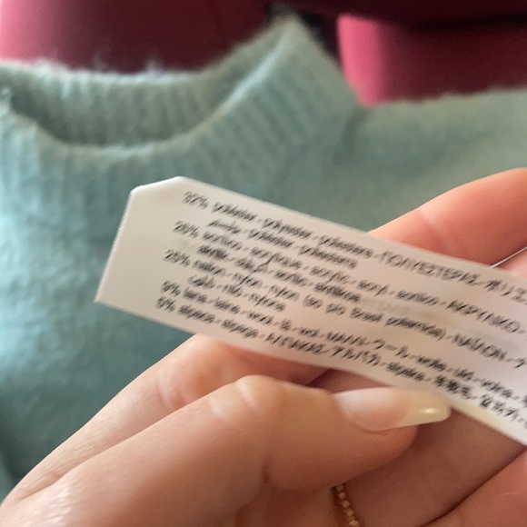 Zara Fuzzy Knit Sweater Crew Neck - Picture 8 of 8